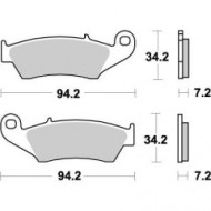 Pastilhas de freio dianteiro Moto-Master Gas Gas EC 250 4T (2010-2011)
