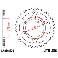 CORONA ALUMINIO JT SPROCKETS QUAD WILD 300-450 41 DIENTES