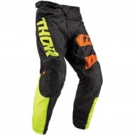 OFFER THOR YOUTH PULSE SAVAGE BIG KAT S9Y OFFROAD PANT BLACK/LIME [STOCKCLEARANCE]