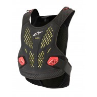 OFFER ALPINESTARS SEQUENCE CHEST PROTECTOR ANTHRACITE / RED COLOUR 