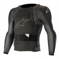 ALPINESTARS SEQUENCE BLACK LONG SLEEVE T-SHIRT WITH PROTECTIONS