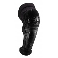 OFFER LEATT 3DF HYBRID EXT KNEE AND SHINKERS PROTECTOR BLACK COLOUR