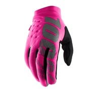 GANTS FEMME 100% BRISKER NÉOPRÈNE COULEUR ROSE NÉON / NOIR [LIQUIDATIONSTOCK]