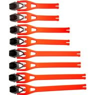 PIÈCES DE RECHANGE POUR LES SANGLES DE BOTTES FOX COMP 5/5Y/3Y KIT 8 PIÈCES ORANGE