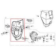 PORTAFAROS DELANTERO GAS GAS EC 2018 BLANCO