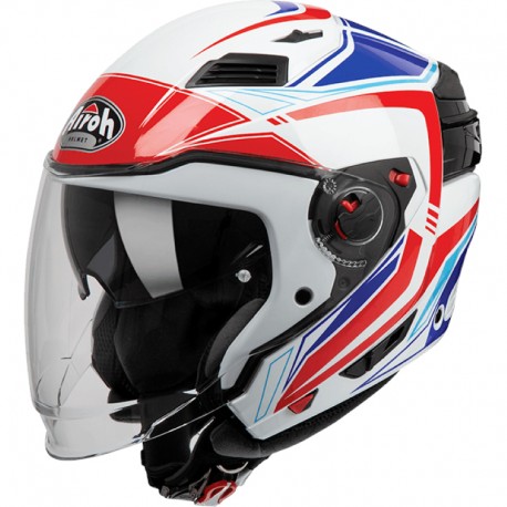airoh executive color helmet MOTOTOPGUN Open Face Helmets, Matt Black, 54-XS: Buy Online at Best Price in UAE Added to this are the P/J homologation Airoh Executive Line Helmet, blue,