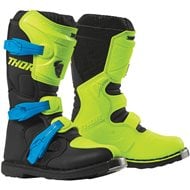 THOR YOUTH BLITZ XP BOOTS COLOR FLO ACID / BLACK