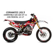 KIT ADHESIVOS COMPLETO RR GRAPHICS GAS GAS CERVANTES 2013 (COMPATIBLE CON GAS GAS 2010-2011 CON FRONTAL 2012-2017)