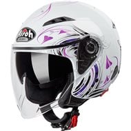 OUTLET CAPACETE AIROH CITY ONE HEART COR BRANCO BRILHANTE