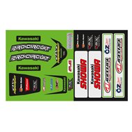 KIT ADHESIVOS 4MX GUARDABARROS DELANTERO + TRASERO KAWASAKI