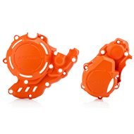 IGNITION + CLUTCH COVER PROTECTOR ORANGE KTM SX 250 (2017-2018)