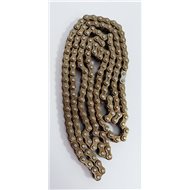 CADENA RK 520XSO 118 ESLABONES CON RETENES COLOR NARANJA