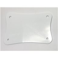 PLATE PORTANUMBER FRONT ELECTRIC GAS GAS TORROT WHITE FOR T10 AND T12