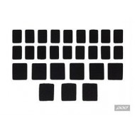 SET DE VELROS POD COLOR NEGRO