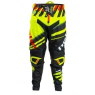 OUTLET PANTALON INFANTIL HEBO ENDURO MOTOCROS COLOR AMARILLO FLUOR  [LIQUIDACIONSTOCK]