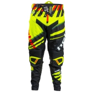 PANTALONE PER BAMBINI HEBO ENDURO MOTOCROSS COLORE GIALLO FLUO [SALDOSTOCK] [LIQUIDAZIONESTOCK]