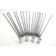 JUEGO DE 32 RADIOS 18'' Y CABECILLAS HONDA XR600