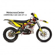 KIT COMPLETO ADHESIVOS GAS GAS MOTOCROSSCENTER 2011 (COMPATIBLE CON GAS GAS 2010-2011)
