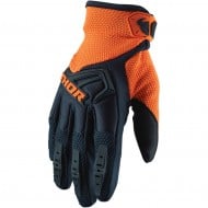 OFFER THOR YOUTH SPECTRUM GLOVES MIDNIGHT / ORANGE COLOUR [STOCKCLEARANCE]