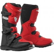 BOTAS INFANTIS THOR BLITZ XP COR VERMELHO / PRETO [LIQUIDACAOESTOQUE]