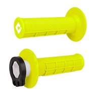 PUÑOS ODI MX V2 LOCK-ON HALF-WAFFLE GRIP AMARILLO FLUOR