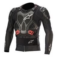 COLETE ALPINESTARS BIONIC TECH V2 COR PRETO/VERMELHO 