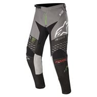 OUTLET CALÇA ALPINESTARS MONSTER RAPTOR GEAR COR PRETA / CINZA / VERDE BRILHANTE [LIQUIDAÇÃOESTOQUE]