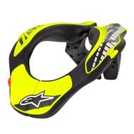 COLLARIN ALPINESTARS YOUTH INFANTIL COLOR NEGRO / AMARILLO FLUOR