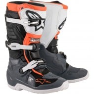 OUTLET BOTAS INFANTILES ALPINESTARS TECH 7 S COLOR NEGRO / GRIS / BLANCO / NARANJA FLUOR 