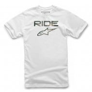 OUTLET CAMISETA ALPINESTARS RIDE 2.0 CAMO COR BRANCO