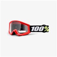 YOUTH GOGGLE 100% STRATA MINI OFFROAD YELLOW - CLEAR LENS