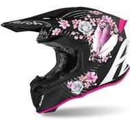 OUTLET CASCO AIROH TWIST 2.0 MAD COLOR NEGRO / GRIS / BLANCO / ROSA MATE