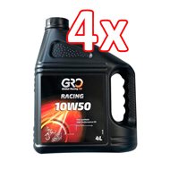 PACK 4X OIL GRO GLOBAL RACING 4T 10W50 4 LITERS