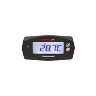 RELOJ DE TEMPERATURA TRAIL TECH KOSO MINI 4 RACE BLANCO/NEGRO (BATERIA INDEPENDIENTE)