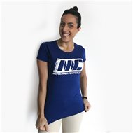 CAMISETA MULHER EQUIPE MOTOCROSSCENTER AZUL