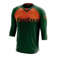 HEBO BIKE SHIRT LEVEL 3/4  COLOR GREEN