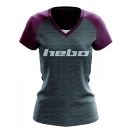 CAMISETA HEBO BICICLETA LEVEL PRO MUJER COLOR GRIS