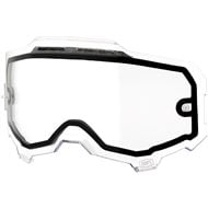 Tela dupla ventilada 100% óculos ARMEGA transparente.