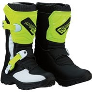 BOTAS INFANTILES MOOSE M1.3 COLOR NEGRO / AMARILLO FLUOR