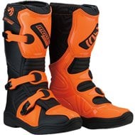 BOTAS INFANTIS MOOSE M1.3 COR PRETO / LARANJA [LIQUIDAÇÃO DE ESTOQUE]