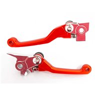 JUEGO PAREJA MANETAS AZULES ARTICULADAS 4MX HUSQVARNA TC 125 2014-2016