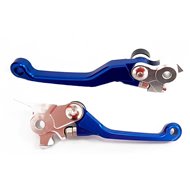 JUEGO PAREJA MANETAS AZULES ARTICULADAS 4MX HUSQVARNA TC 125 2014-2016