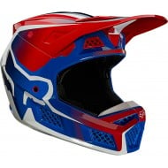 OUTLET CASCO FOX V3 RS WIRED ECE COLOR ROJO LLAMA