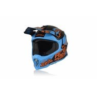 ACERBIS STEEL KID HELMET 2020 BLUE RED