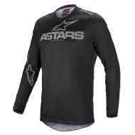 T-shirt Alpinestars Fluid Graphite couleur noir / gris foncé