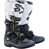 ALPINESTARS TECH 5 BOOTS BLACK / DARK GREY WHITE COLOUR [STOCKCLEARANCE]