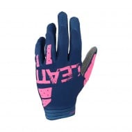 Gants Outlet Leatt Moto 1.5 Grip-r Bleu / Rose