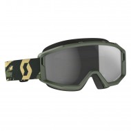 OFFER SCOTT PRIMAL SAND DUST CAMOUFLAGE KHAKI GOGGLES - DARK GREY LENS