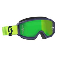 SCOTT PRIMAL GOGGLE COLOUR BLUE/YELLOW - GREEN CHROME WORKS LENS