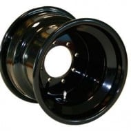 QUAD FRONT RIM GOLDSPEED 9 INCHES REINFORCED BLACK 9X8 4/110+115 3+5 [STOCKCLEARANCE]